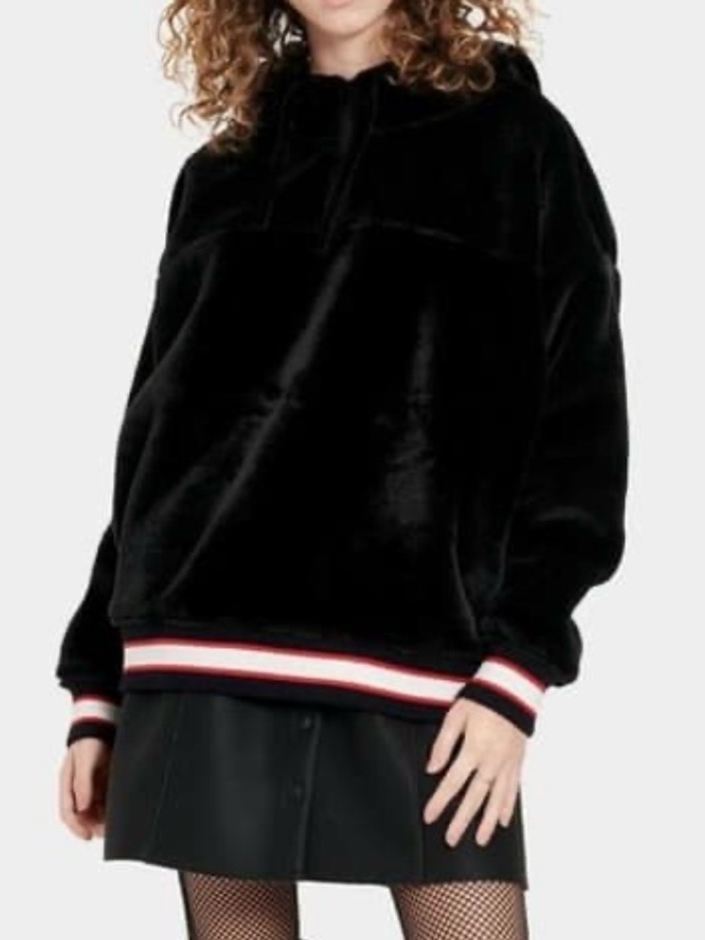 UGG Women's Kailani Sherpa Hoodie - Black